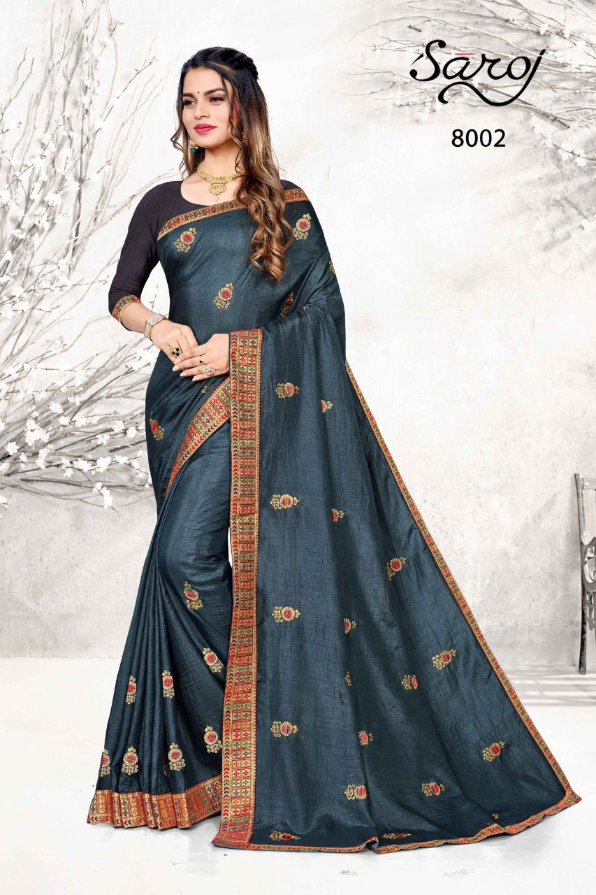 Saroj Diya New Exclusive Wear Silk Designer Latest Saree Collection
